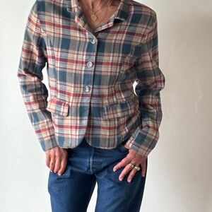 ITALY Ameci by Baci Flannel blazer